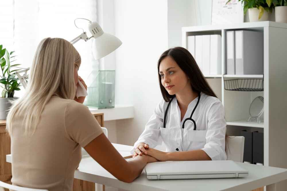 Female Doctor Consulting a Patient About Vaginismus